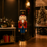 9 FT Red & Blue Nutcracker