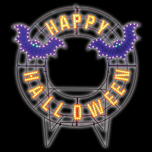 Letrero de 40" 293 LED Feliz Halloween