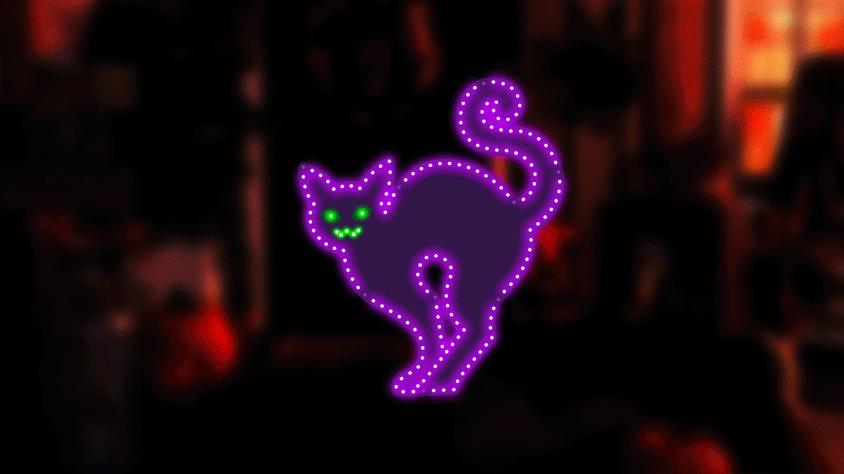 16" 164 LED Cat Display