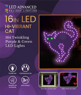 16" 164 LED Cat Display