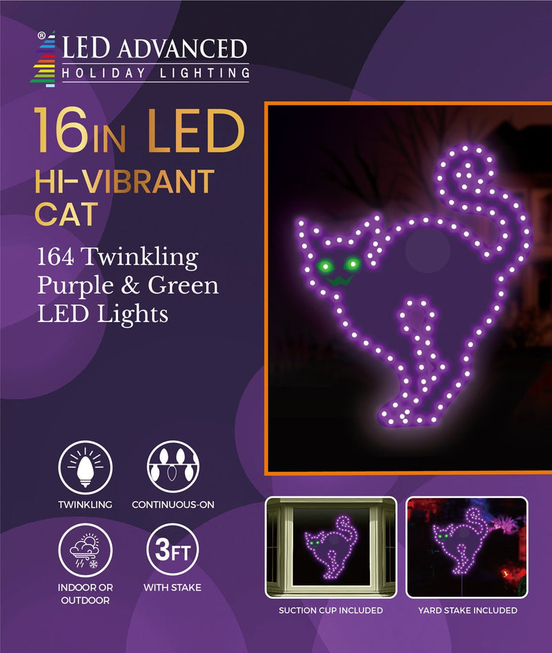 16" 164 LED Cat Display
