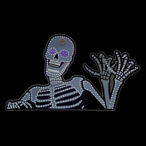 21" X 36" Rising Skeleton LED Display