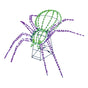 28" X 40" Scary Spider 3D LED Display
