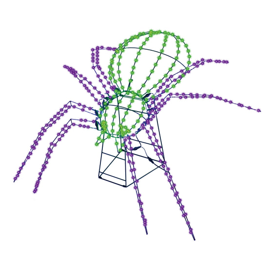 28" X 40" Scary Spider 3D LED Display