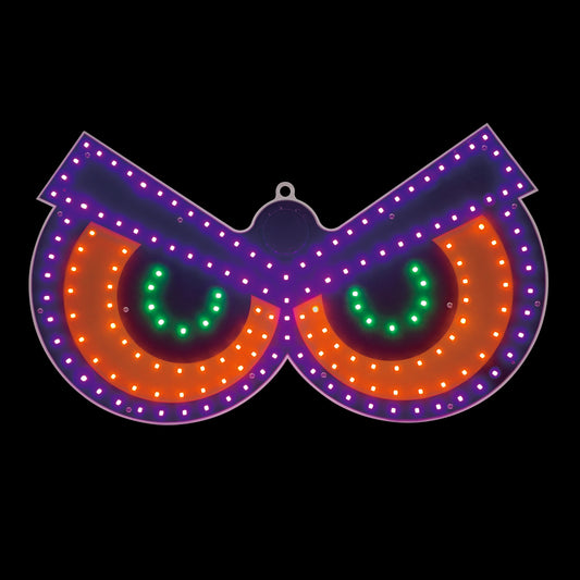 Pantalla de ojos de miedo LED de 31" 176 con efecto de parpadeo