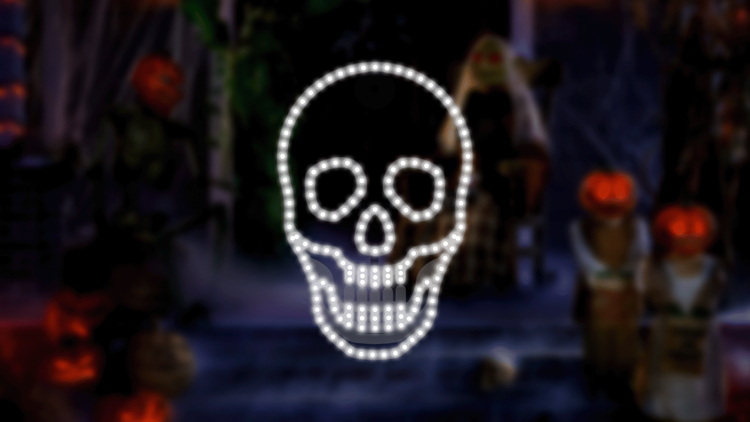 16" 167 LED Skull with Motion Display
