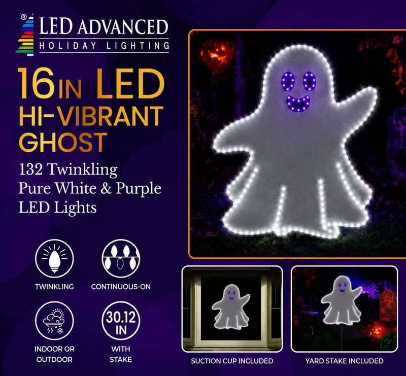 16" 132 LED Ghost Display Twinkling Effect