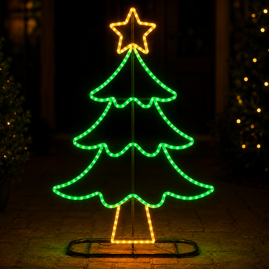 18" LED Christmas Tree With Star