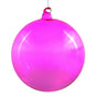 Adorno de cristal color chicle fucsia de 5"