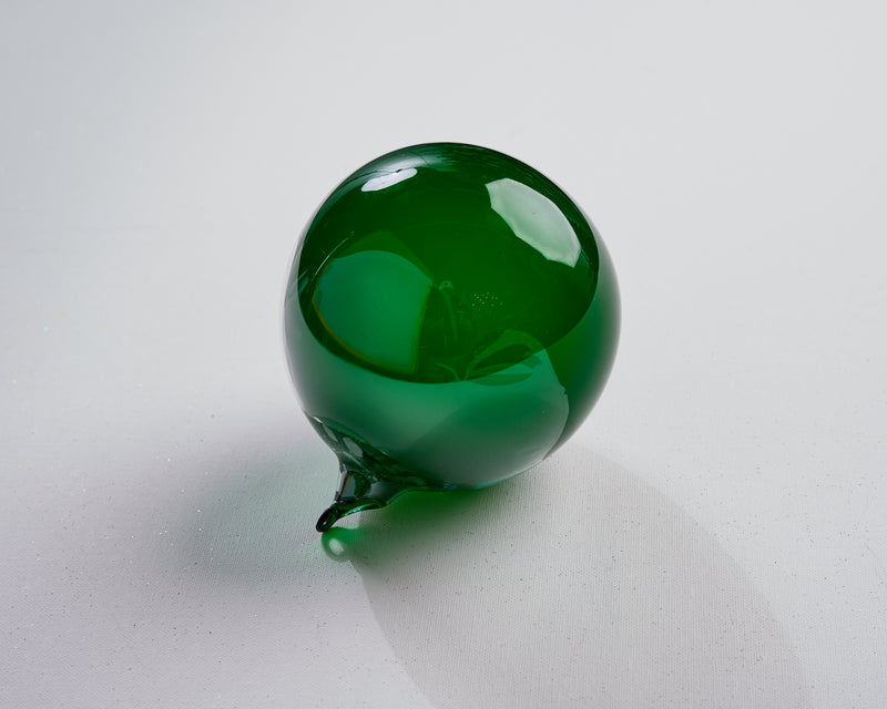 Adorno de cristal Bubblegum Esmeralda de 6"