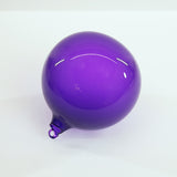 5" Purple Bubblegum Glass Ornament