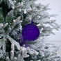 5" Purple Bubblegum Glass Ornament