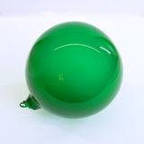 6" Citrus Green Bubblegum Glass Ornament