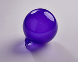 6" Purple Bubblegum Glass Ornament