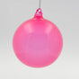 5" Cherry Pink Bubblegum Glass Ornament