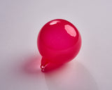 5" Cherry Pink Bubblegum Glass Ornament