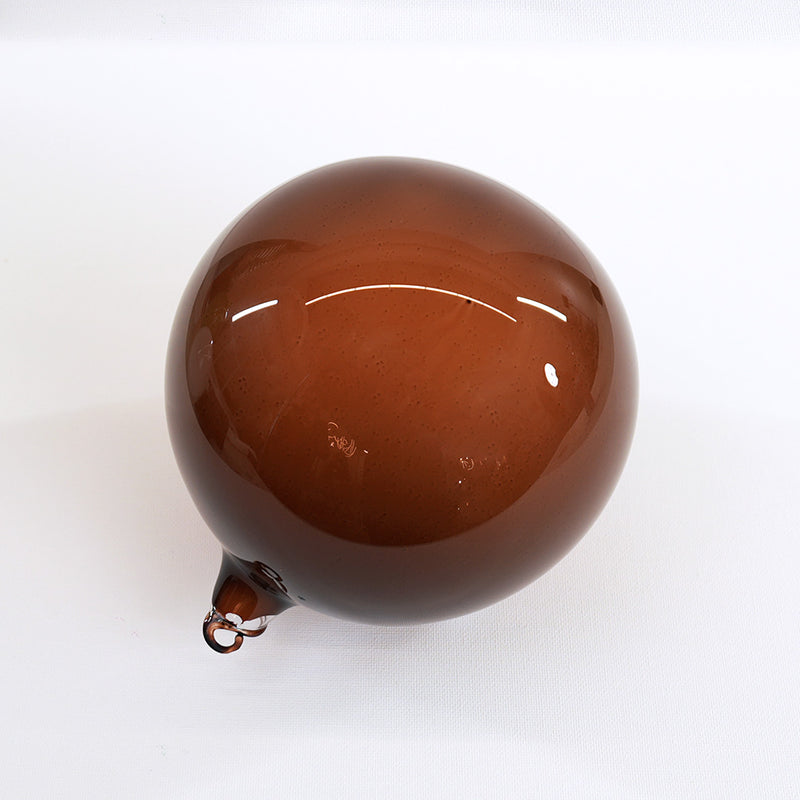 6" Chocolate Bubblegum Glass Ornament