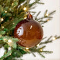 6" Chocolate Bubblegum Glass Ornament