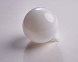6" Snow White Bubblegum Glass Ornament