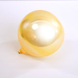 5" Light Gold Pearl Glass Ball Ornament