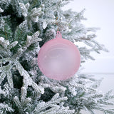 7" Light Pink Bubblegum Glass Ornament