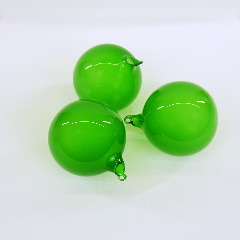 Adorno de cristal Bubblegum Esmeralda de 4" Caja de 3 unidades