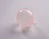 5" Light Pink Bubblegum Glass Ornament