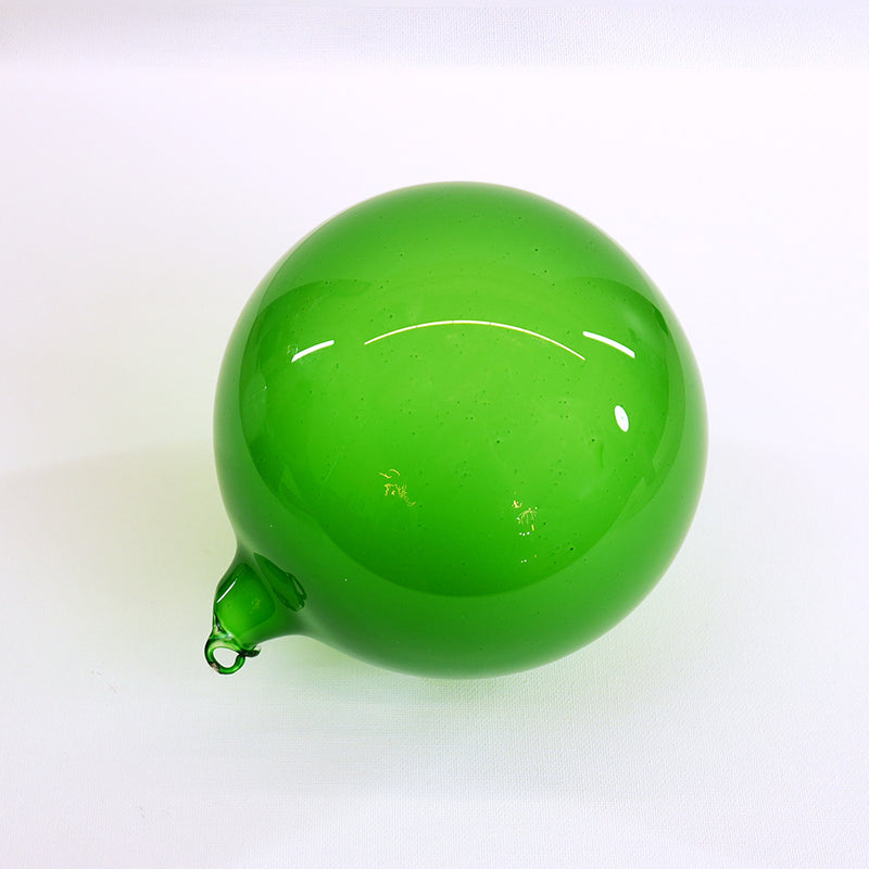 Adorno de cristal verde menta tipo chicle de 6"