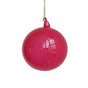 6" Rose Bubblegum Glass Ornament