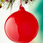 7" Classic Red Bubblegum Glass Ornament