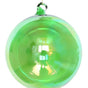 6" Lime Green Iridescent Bubblegum Glass Ornament