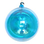 6" Blue Iridescent Bubblegum Glass Ornament