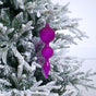11" Fuchsia Bubblegum Glass Finial