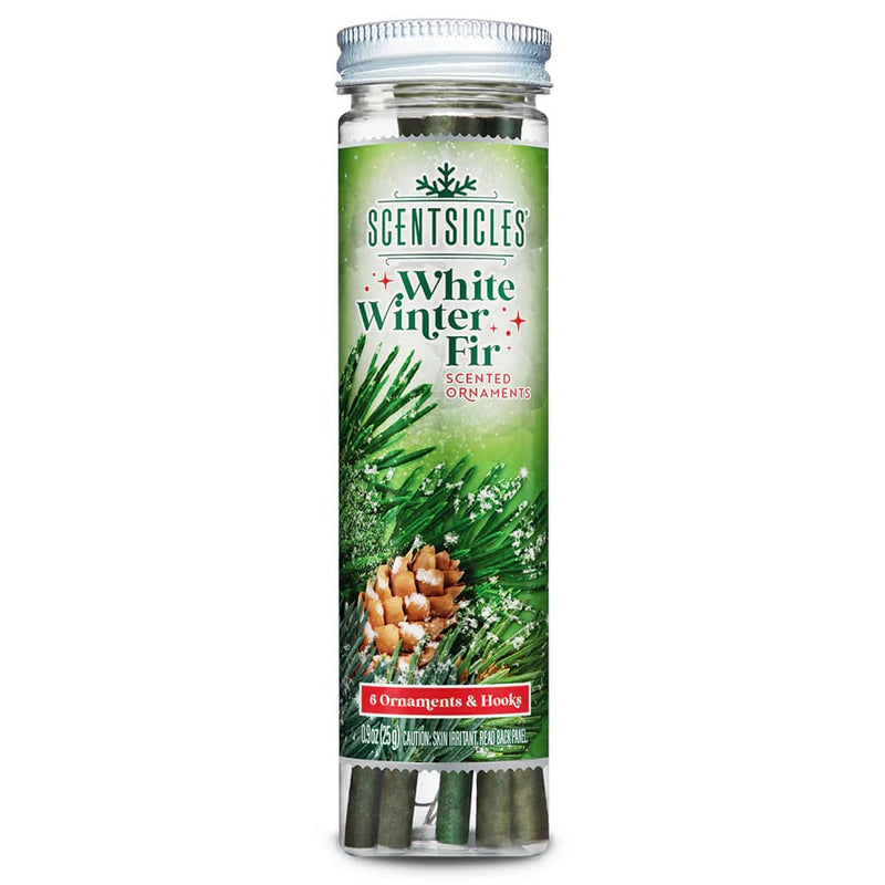 Scentsicles Scented Ornament Sticks, White Winter Fir