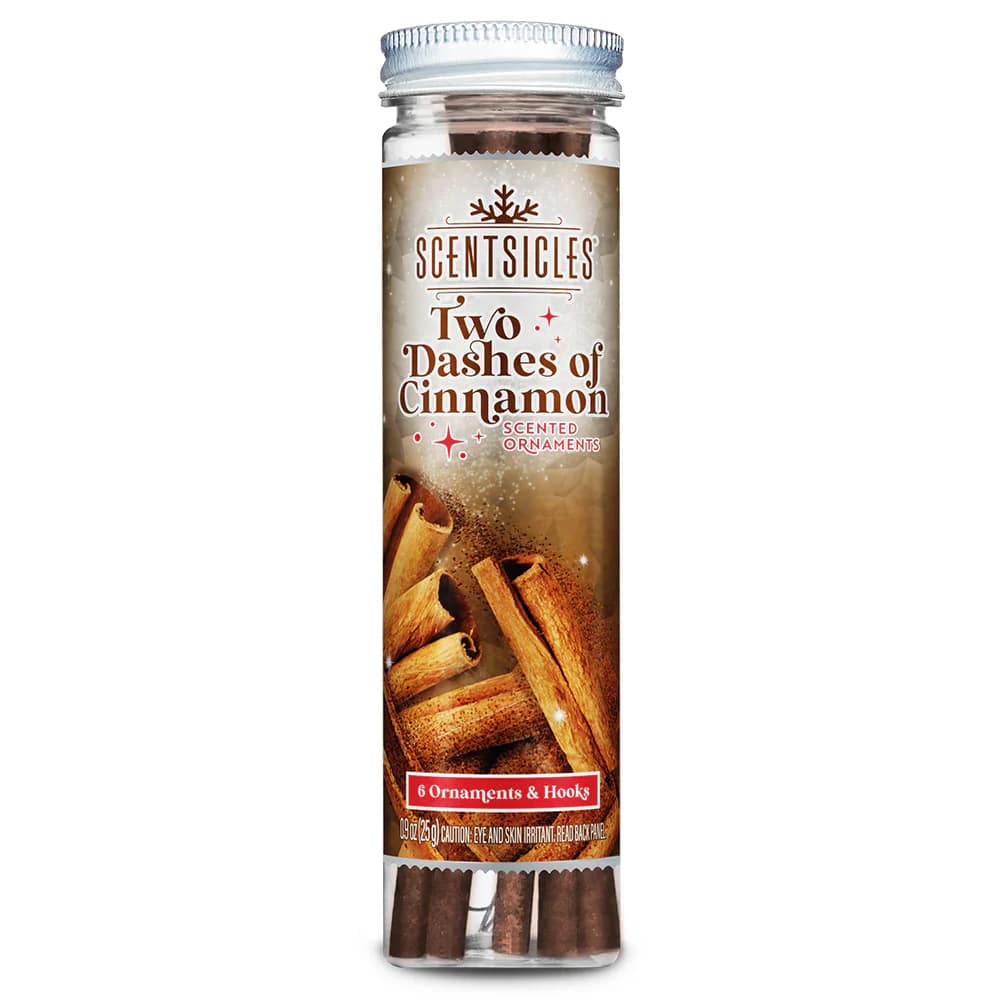 Scentsicles Scented Ornament Sticks, Two Dashes Of Cinnamon