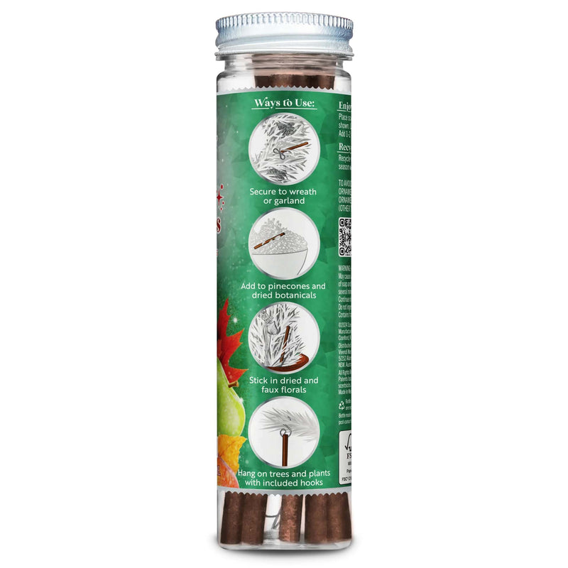 Barras aromáticas para adornos Scentsicles, Otoño y Manzanas