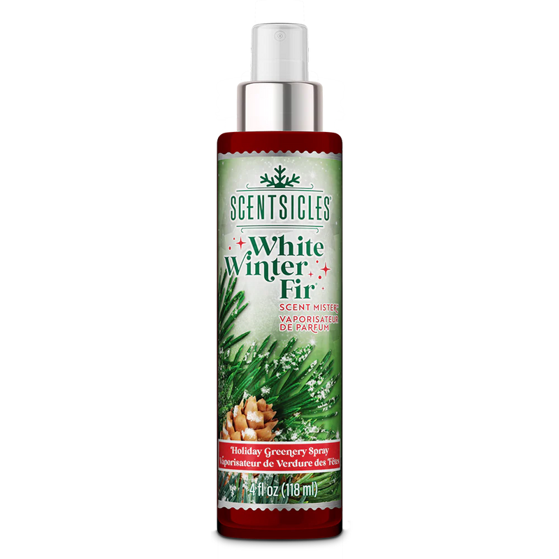 Aromatizante en Spray Scentsicles, Abeto Blanco Invernal