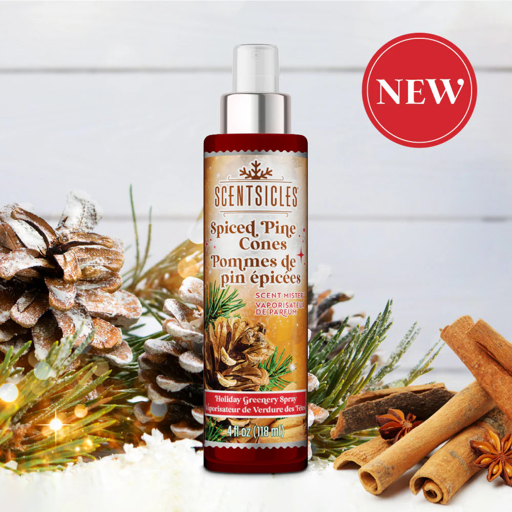 Scentsicles Scent Mister Spray, Spiced Pine Cones