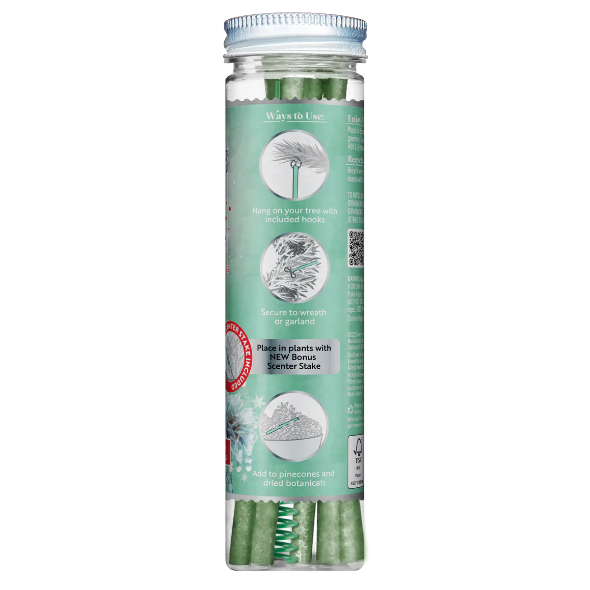 Scentsicles Scented Ornament Sticks, Icicle on Spruce