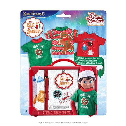 Claus Couture Festive T-Shirt Set of 3