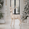Reno de pie beige marfil de 5 pies
