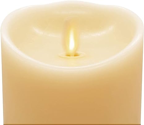 5" Ivory Flame Effect Candle Battery Operated