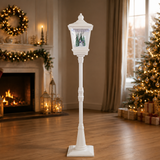 Mark Roberts 72" Snowing Snowman Lamp Post