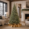 Shimmering Pine Tree Pre-Lit Warm White LED Lights