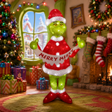 Estatua iluminada del Grinch de 35 pulgadas