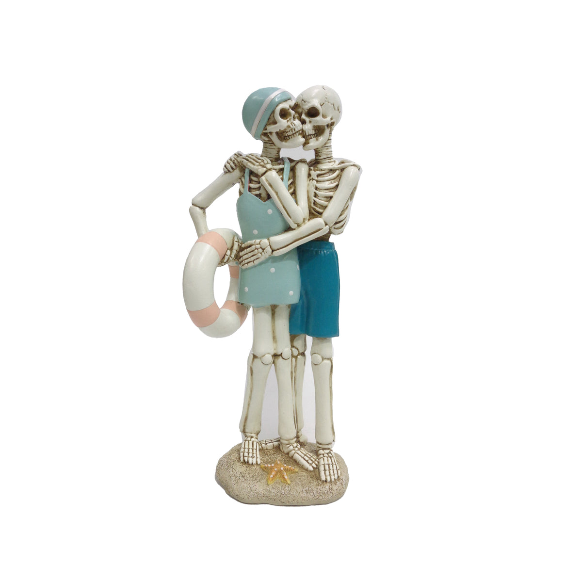 12" Beach Skeleton Couple