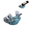 9" Blue Turtle Wine Holder