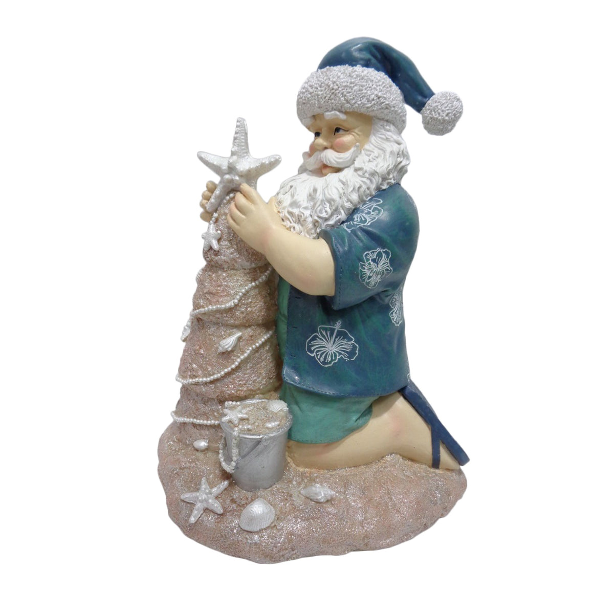 15" Santa Building Sand Castle