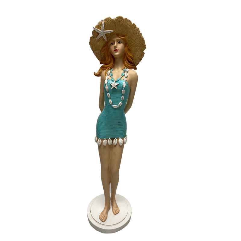 14" Standing Beach Lady