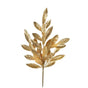21" Glitter Bay Leaf Spray Set Of 6
